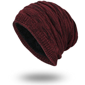 Piled Velvet Lining Knitted Beanie