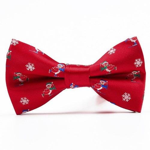 Christmas Jacquard Festival Bow Tie