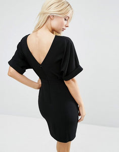 ASOS Black Mini Wiggle Dress