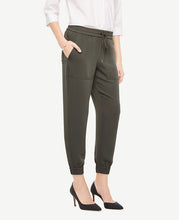 Our conveniently pocketed joggers are a relaxed-yet-polished essential that go the distance. Encased elastic waistband with tunneled drawstring self ties. Front off-seam pockets. Back patch pockets. Encased elastic hem. 26 inseam.